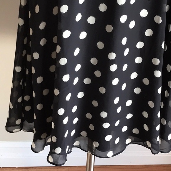 ‼️SOLD‼️Jessica Howard Polka Dot A-Line Midi Dress - Picture 6 of 8